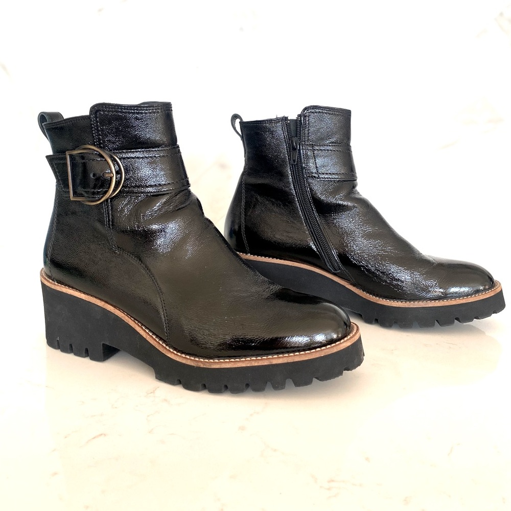 Paul Green Dynamic Crinkle Buckle Boots US size 9.5 PERFECT CONDITION!